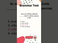 SSC Grammar Test Series| English Grammar #english #grammar #leanenglish #learn #language #yt #shorts