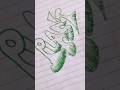 doodling of plant#shorts# relaxing