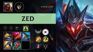 Zed Jungle vs Pantheon - KR Challenger Patch 26.09