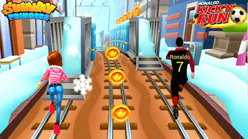 Subway Princess Runner vs Kick 