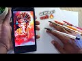 Ganpati bappa drawing  scribble art marathi  nandkishor giram art