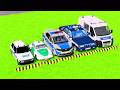 TRANSPORTING POLICE CARS, FIRE TRUCKS &amp; AMBULANCES - FS22!
