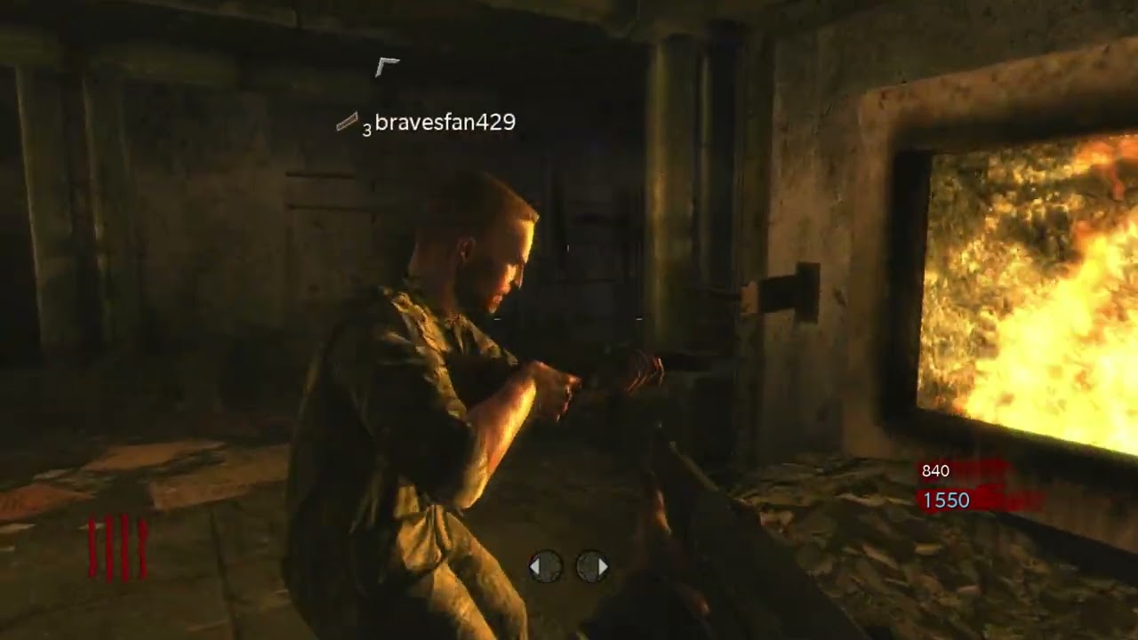 Call of Duty Nazi Zombies: Der Riese GAMEPLAY NO COMMENTARY (Call of Duty: World at War, 2008)