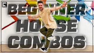 BEGINNER HOUSE DANCE COMBOS TUTORIAL | FOOTWORK VARIATIONS