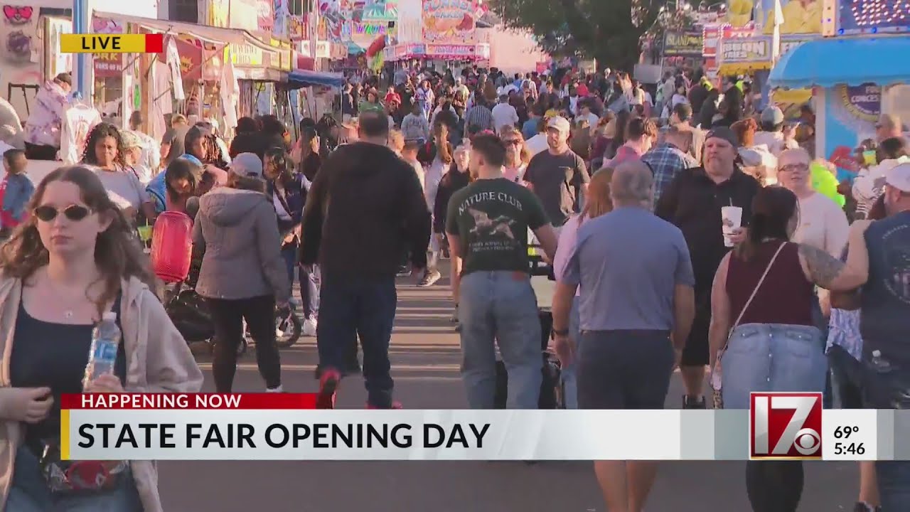 North Carolina State Fair opening day - YouTube