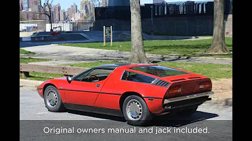 Extremely Desirable 1973 Maserati Bora 4.9 - Gullwing Motor Cars I Peter Kumar