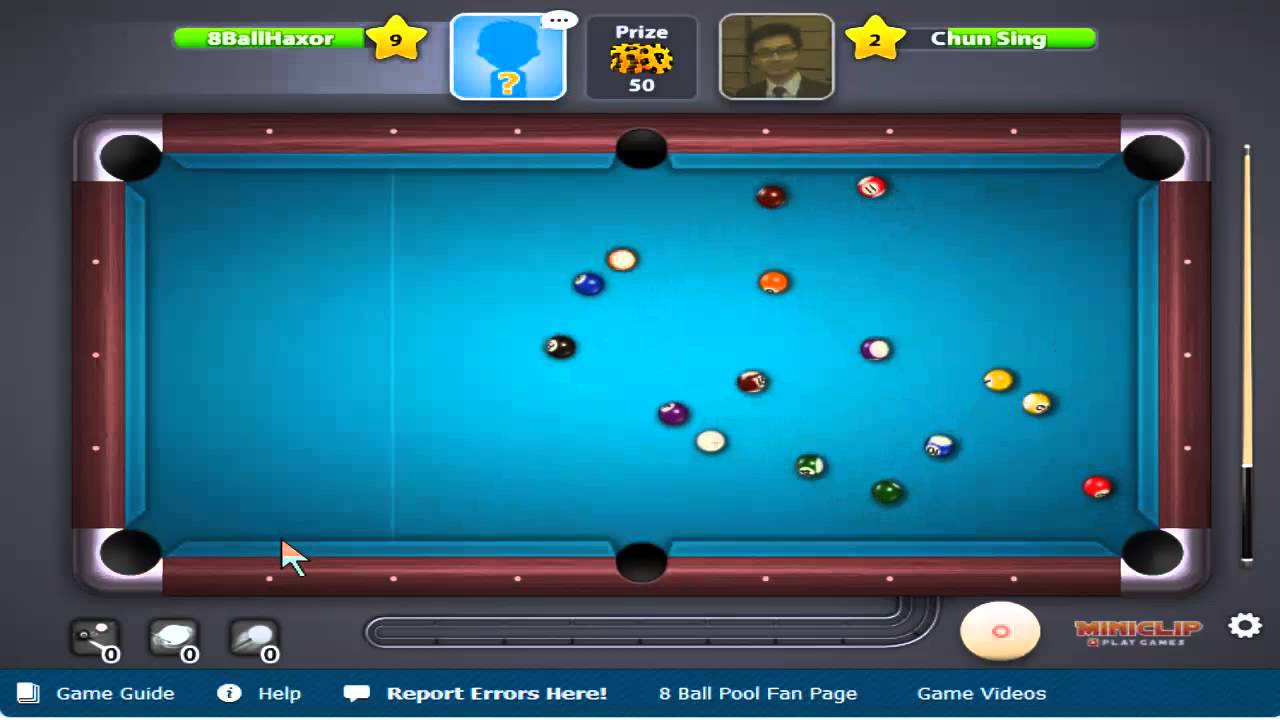 How to pot the 8 ball on break game pigeon forge