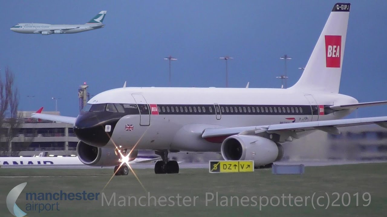 (HD) BEA Retro Livery British Airways A319 GEUPJ On