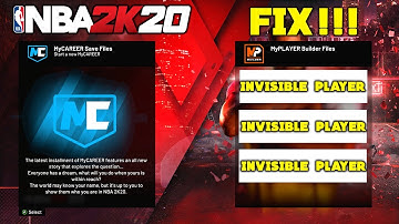 NBA 2K20 HOW TO FIX INVISIBLE PLAYER GLITCH & THANK YOU FOR PLAYING NBA 2K20 DEMO ERROR
