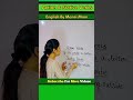 Easy English Learning By Mansi Mam | Brahmastra Defence Academy | #army #english #shorts