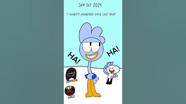 Haven't showered since last year (Animation Meme) #shorts