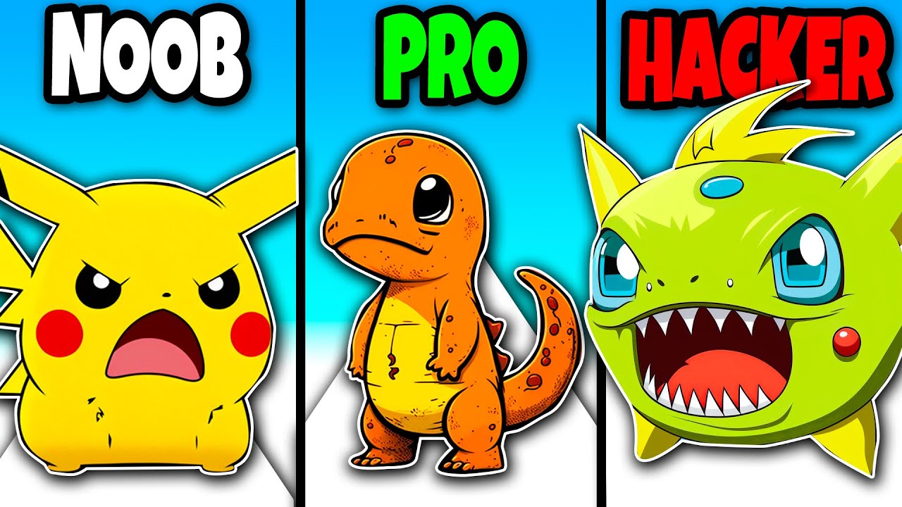 Er DU en NOOB, PRO eller HACKER POKEMON...?!