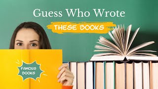 Guess the Author of these famous books quiz #challenge #trivia #books #author #quiz