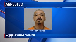 Wanted fugitive arrested in Macon