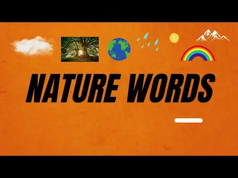 Learn Nature Words