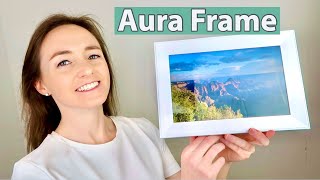 Aura Digital Picture Frame Unboxing, Set Up, and Review (Carver Frame) screenshot 3