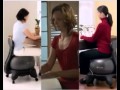 Gaiam Ball Chair - Strengthen core muscles and improve spinal alignment with Ergonomic Ball Chairs