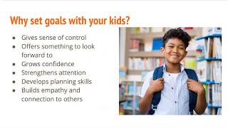 Supporting Kids at Home with Goal Setting