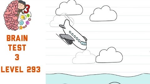Brain Test 3 Level 293 They took their flight to the Bahamas but their airplane started to fall!