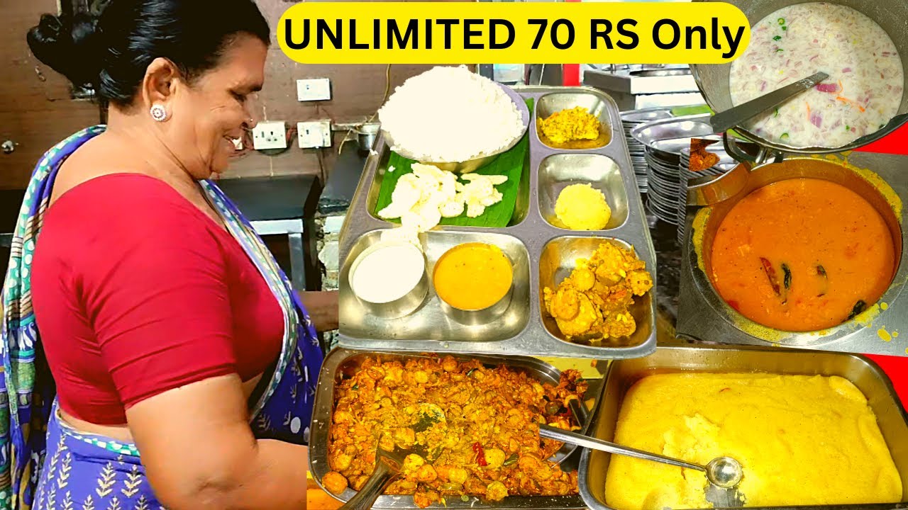 Tirupati Unlimited Pure Veg Thali For Rs. 70/- Only Cheapest | TTD | Tirumala | Indian Street Food