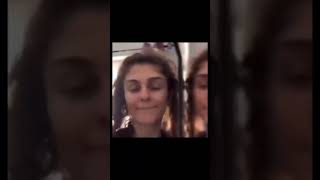 A woman's selfie captures her mirror image blinking