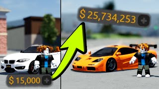 ทำชาเลนจ์ ปั้นไอดีใหม่จัด McLaren F1 LM ขายภายใน 3 วัน (จะฟาร์มทันมั้ย)🗿🗿 | Roblox Driving Empire screenshot 5