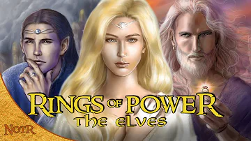 Who were the 3 Elven rings given to?