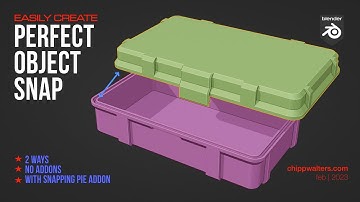 Blender Perfect Object Snapping
