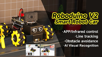 Roboduino V2 AI Vision Car with ESP32 WiFi camera for Arduino UNO