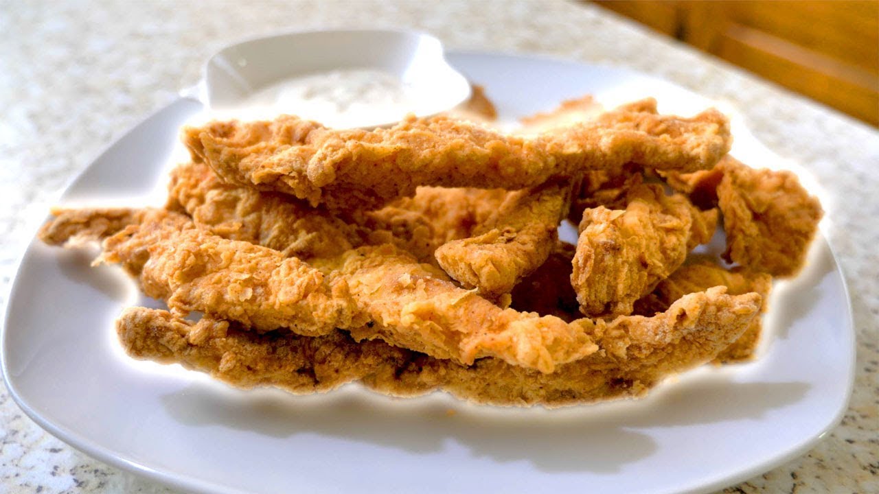 Receta fácil: Tiras de pollo o tenders caseros y crujientes - Sibeti Recetas