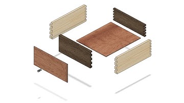How I Designed a Wooden Drawer in Fusion 360 Step by Step!
