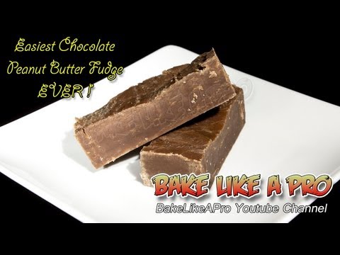 Easiest Chocolate Peanut Butter Fudge Ever Recipe