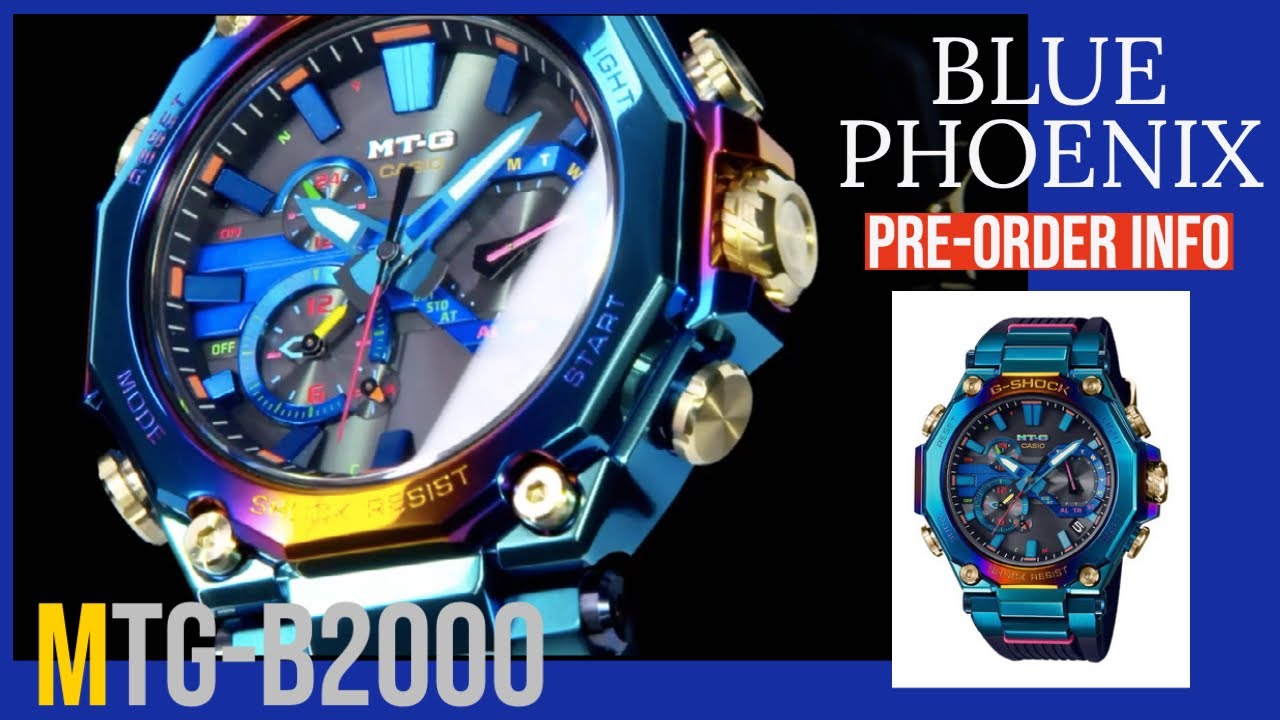 G Shock Mtgb 00ph 2a Blue Phoenix Where To Buy Info Cop Or Not How To Reserve Mtgb00ph Youtube