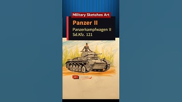 Military Sketches Art - Panzer II