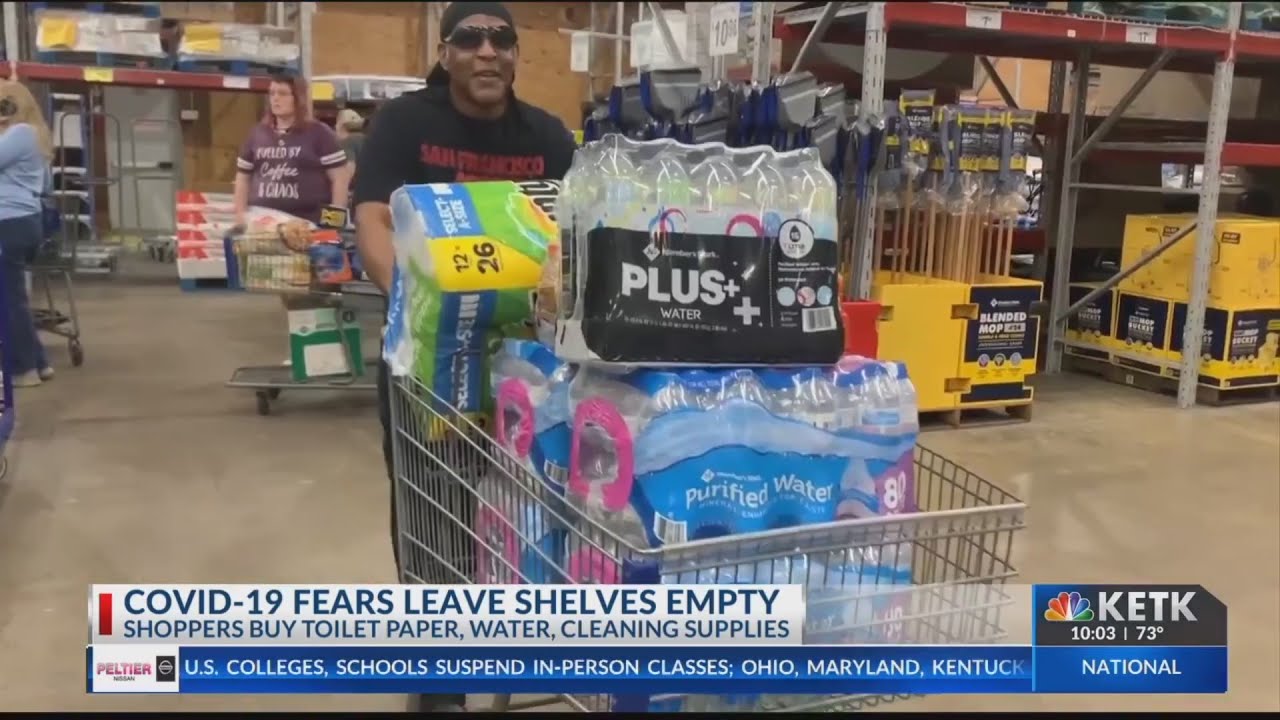 Buying In Bulk East Texas Grocery Stores Selling Out Of Food