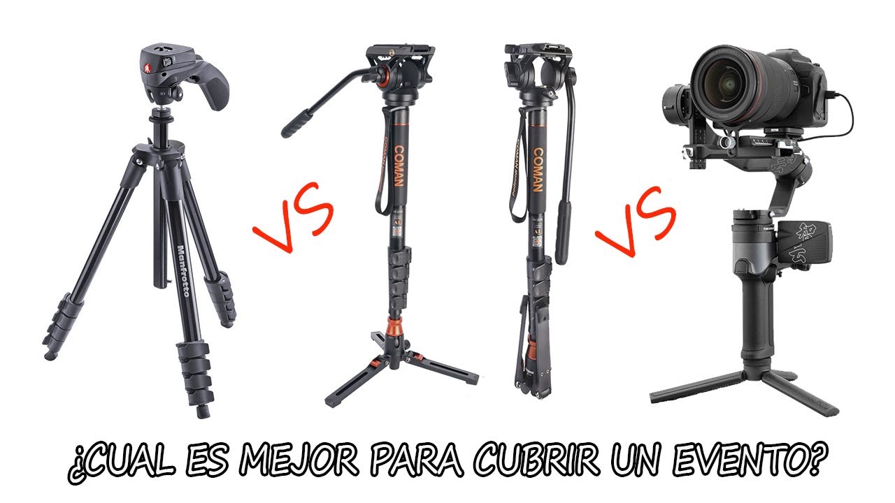 TRIPODE vs MONOPIE vs GIMBAL ¿Cuál es Mejor en los Eventos? Mi