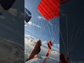 Canopy flocking around the clouds #skydive #parachutes