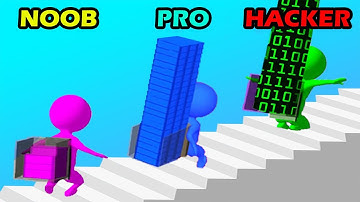 NOOB vs PRO vs HACKER - Stair Run