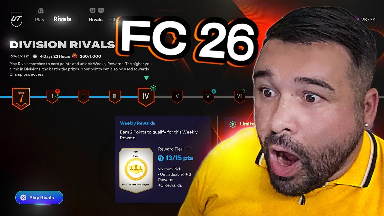 FC 26 DIVISION RIVALS GAMEPLAY! 🔥😱 - YouTube