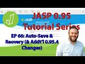 JASP 0.95.4 RELEASED! Auto-Recovery and Save + More! (Episode 66)