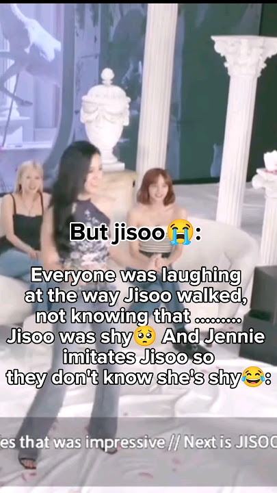 The difference between Jisoo and between the members😭💜🤏🏻 #jisoo