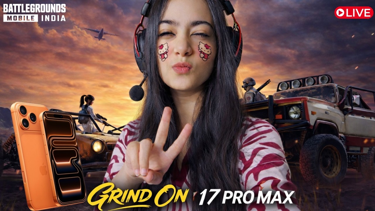🔴LIVE PROMOTION MATCHES ON IPHONE 17 PRO MAX🔥BGMI LIVE WITH ANNY😎