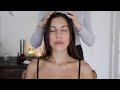 ASMR healing massage with body gua sha (soft whisper)