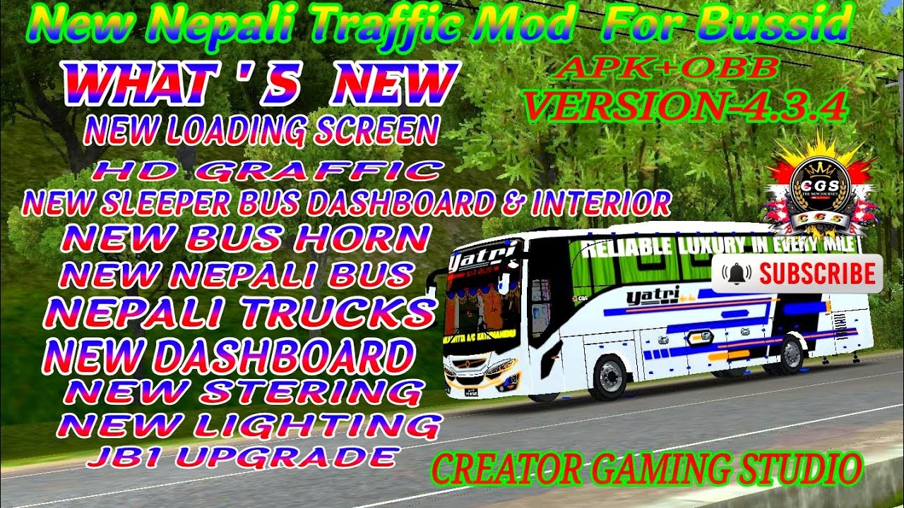 NEW NEPALI TRAFFIC MOD FOR BUSSID V-4.3.4