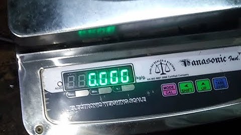 Digital weighing scale display number cutting problem
