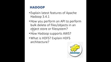 HCL - Hadoop Real Interview Questions for 8 to 13 yrs - Big Data Tunnel Shorts5