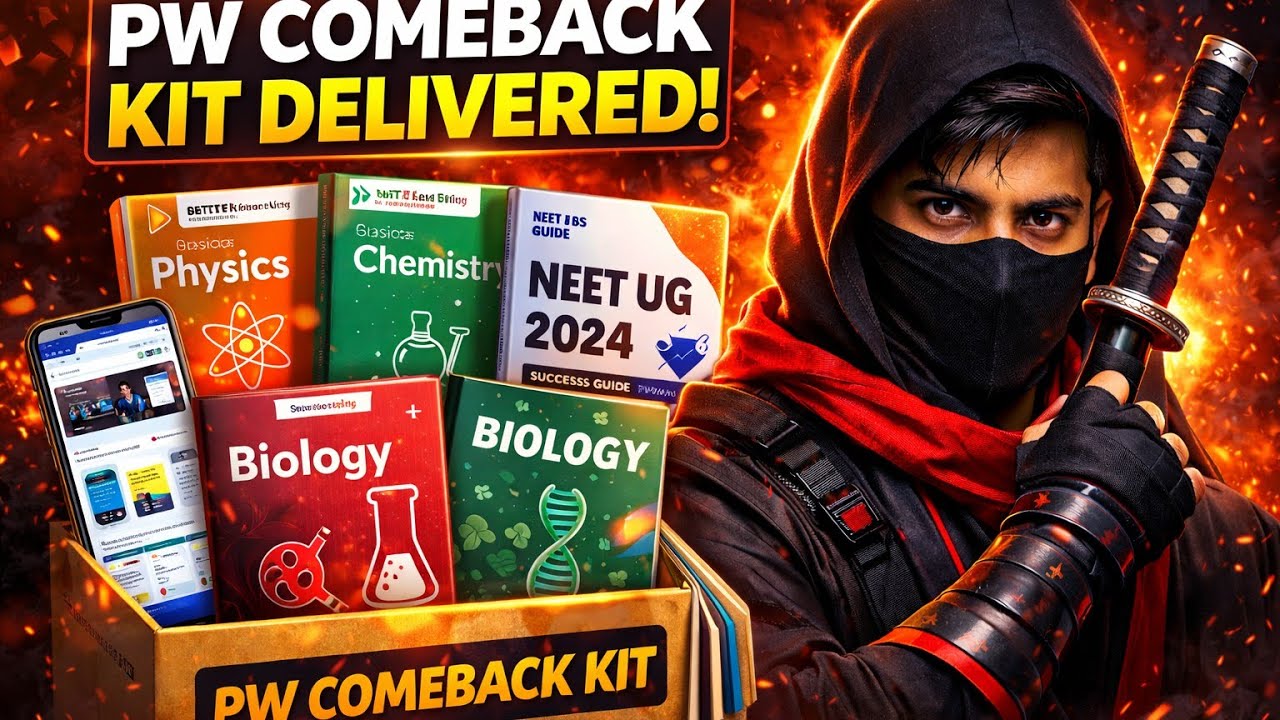 PW MISSION-100 COMEBACK KIT 🏆 || FINALLY DELEVERED 🙃