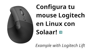 Mouse Logitech Lift en Linux, usando Solaar + Rule Editor!