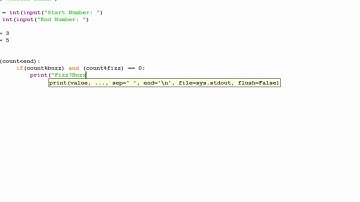 Python | FizzBuzz Game Tutoiral