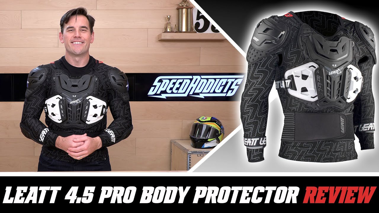 Leatt 4.5 Pro Body Protector Review at SpeedAddicts.com - YouTube